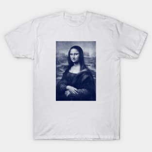 Blue Mona Lisa T-Shirt